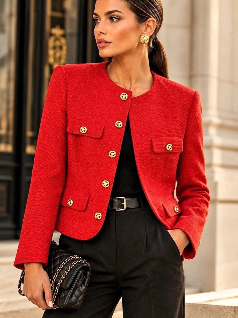 Louis Feraud Wool Cashmere Jacket Blazer